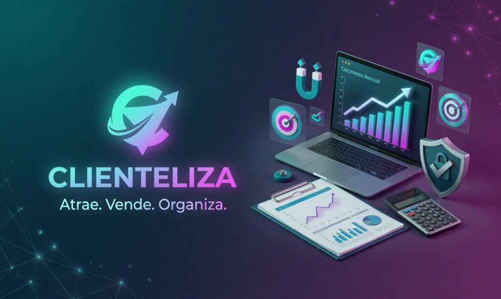 Logo de Clienteliza y gráfico para proteger la rentabilidad de tu empresa